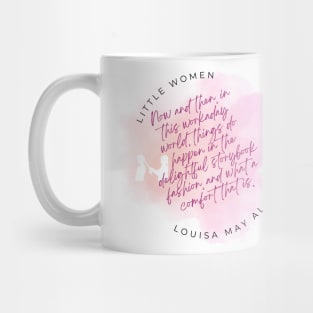 little women storybook watercolor Mug